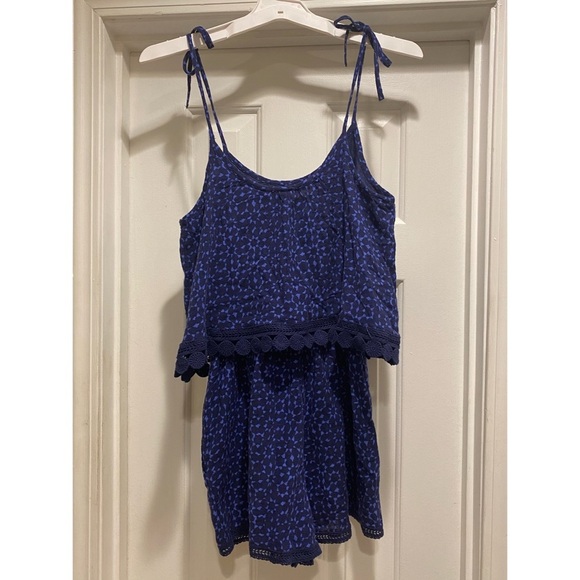 NWT Aerie Pretty Trim Romper - Picture 3 of 4